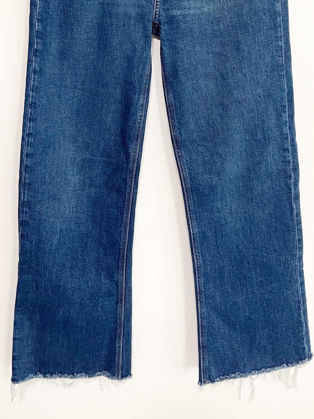 PAIGE Leenah Ankle Wide Leg Crop Jeans in Gracie Lou Wash Size 26 - Picture 7 of 11